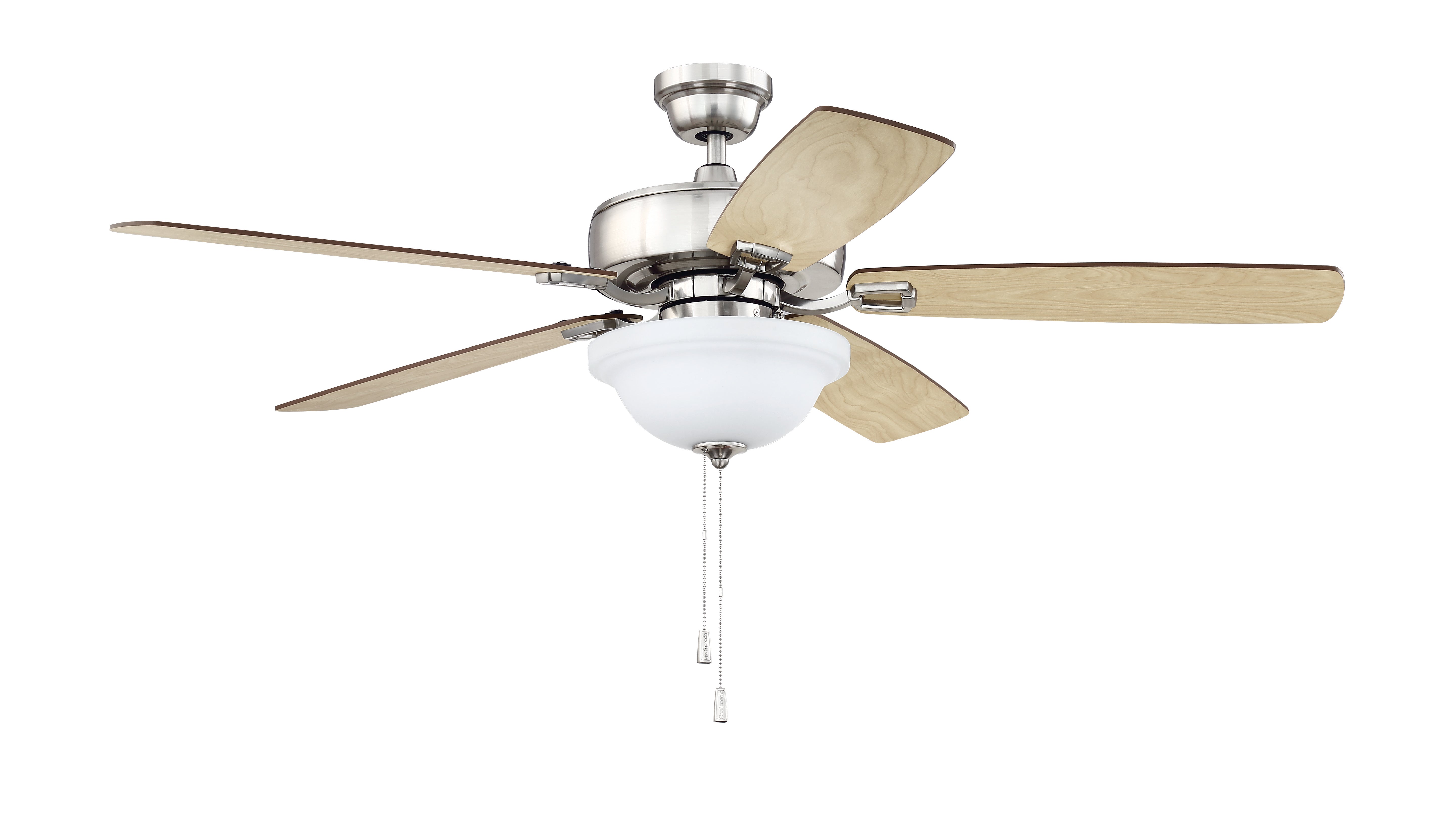 brushed polished nickel ceiling fans