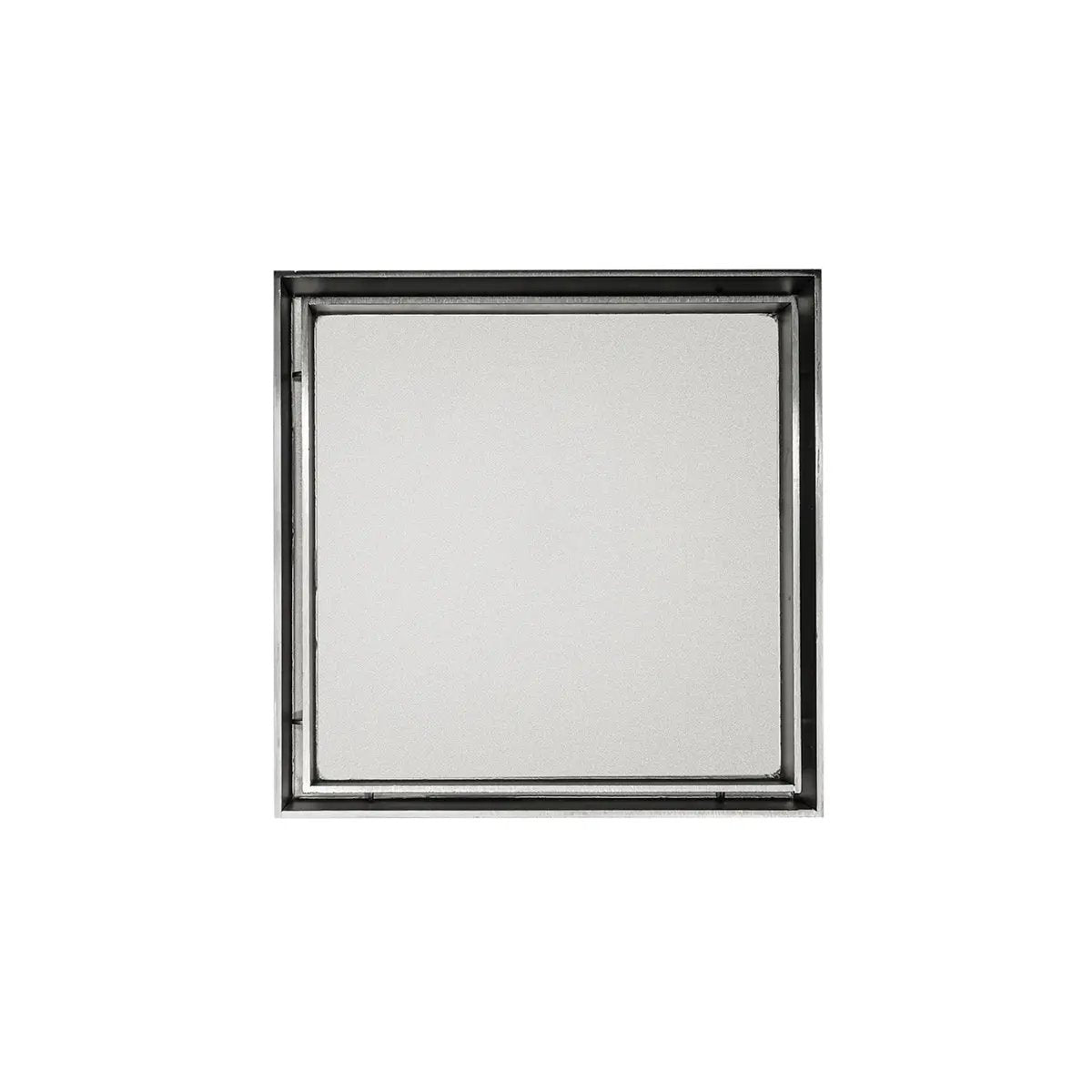 Infinity Drain 5 x 5 Flanged Tile Drain Strainer for 3/4" tile with PVC Drain Body, 2" Outlet by Infinity Drain