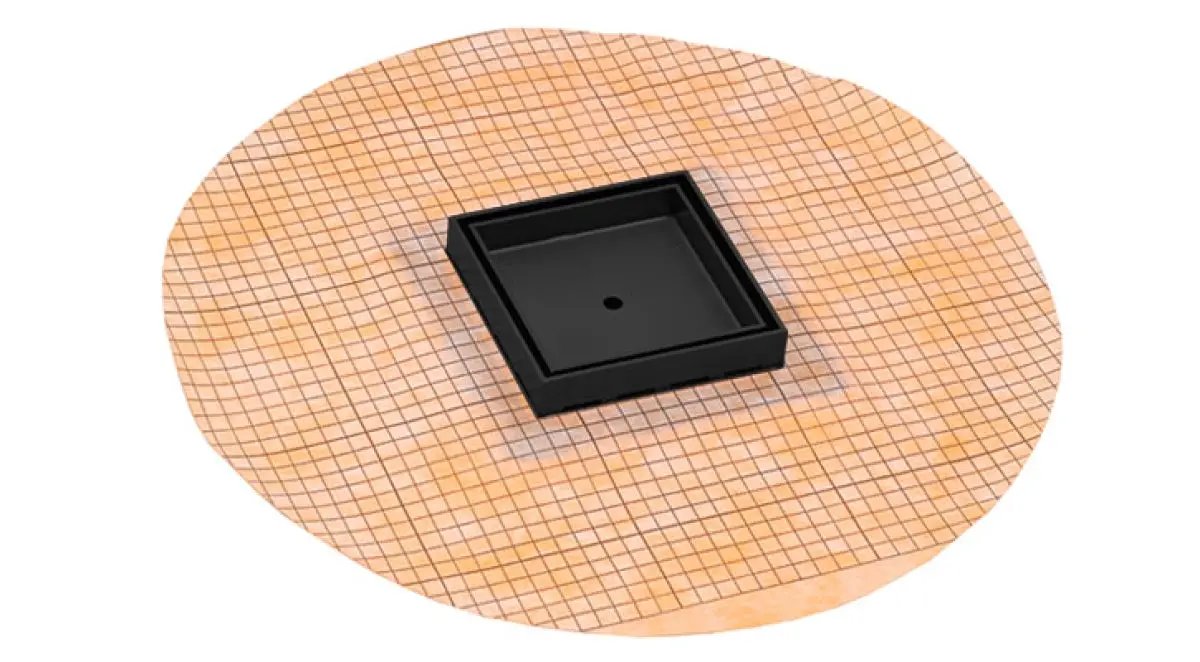 matte black drain