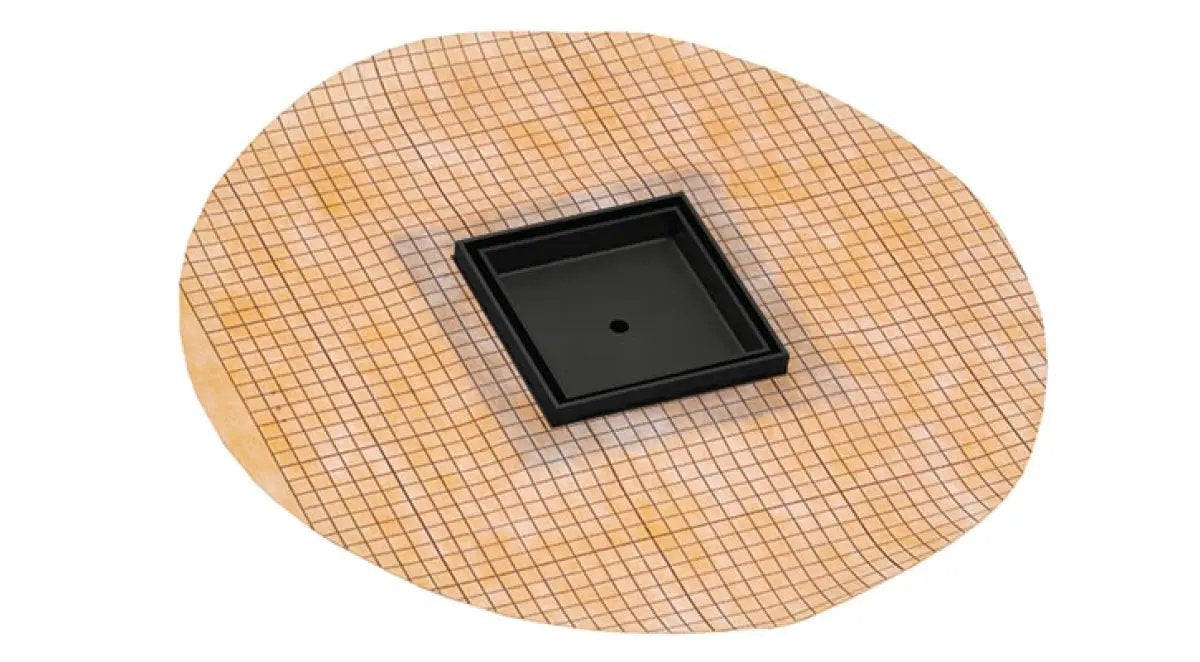 matte black drain