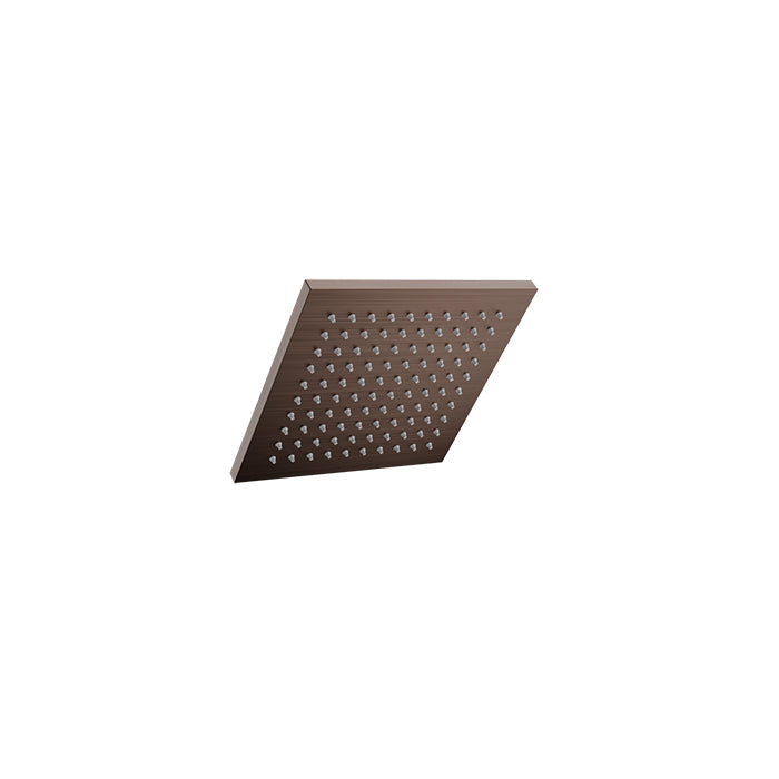 Baril Shower Components Square 8 inch Anti-Limestone Shower Head by Baril