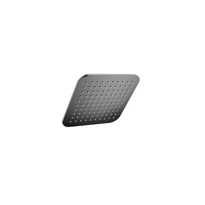 Baril Shower Components 8 inch Rounded Square Shower Head by Baril