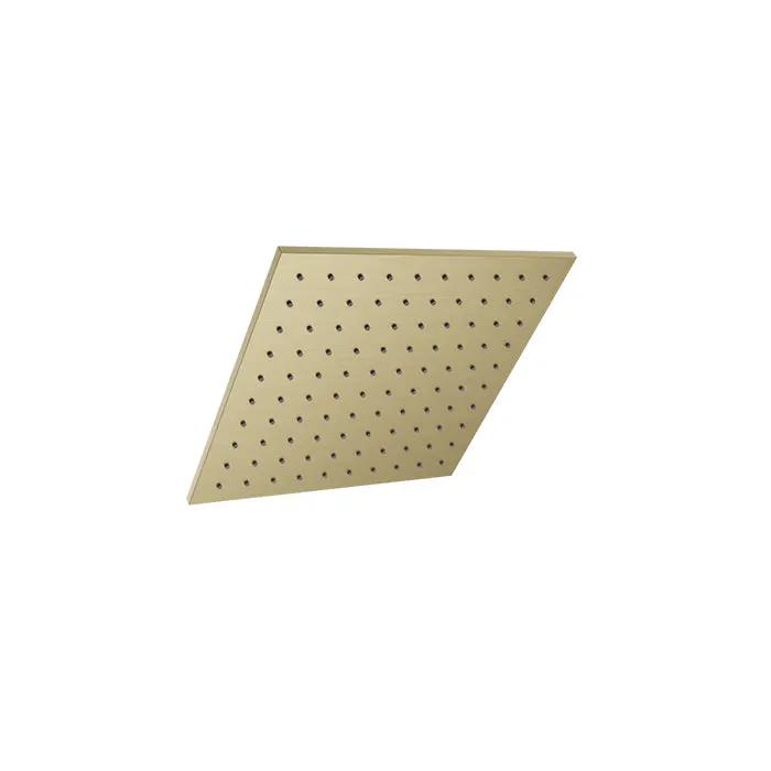 Baril Shower Components Square 10 inch Anti-Limestone Shower Head by Baril