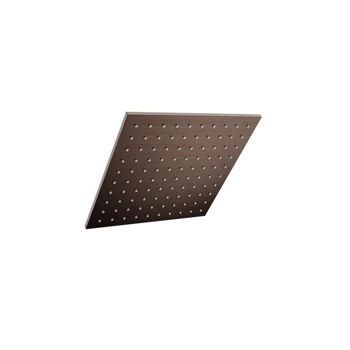 Baril Shower Components Square 10 inch Anti-Limestone Shower Head by Baril