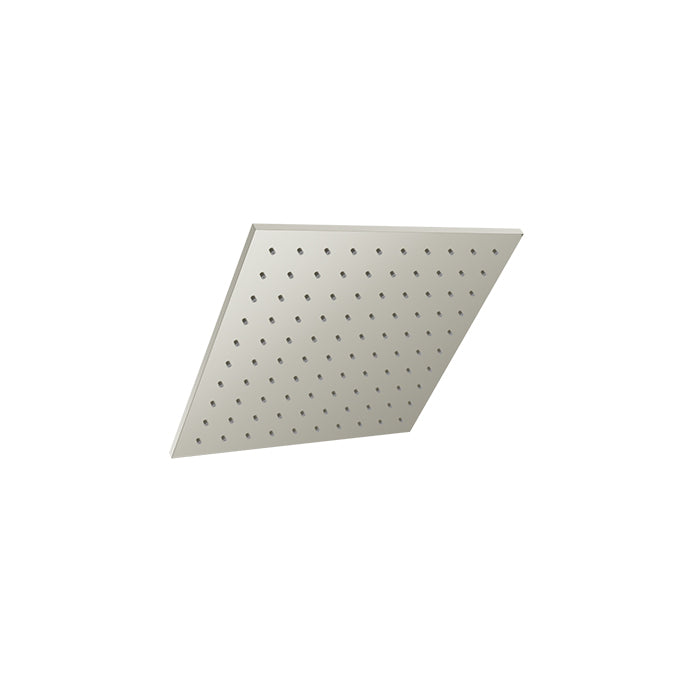 Baril Shower Components Square 10 inch Anti-Limestone Shower Head