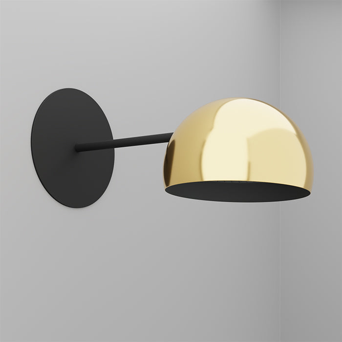 french gold/matte black/matte black shower arm