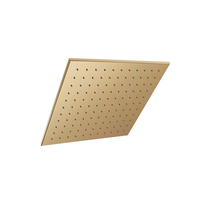 Baril Shower Components Square 12 inch Anti-Limestone Shower Head by Baril