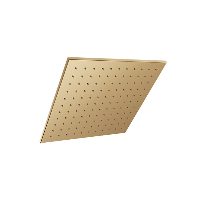 Baril Shower Components Square 12 inch Anti-Limestone Shower Head