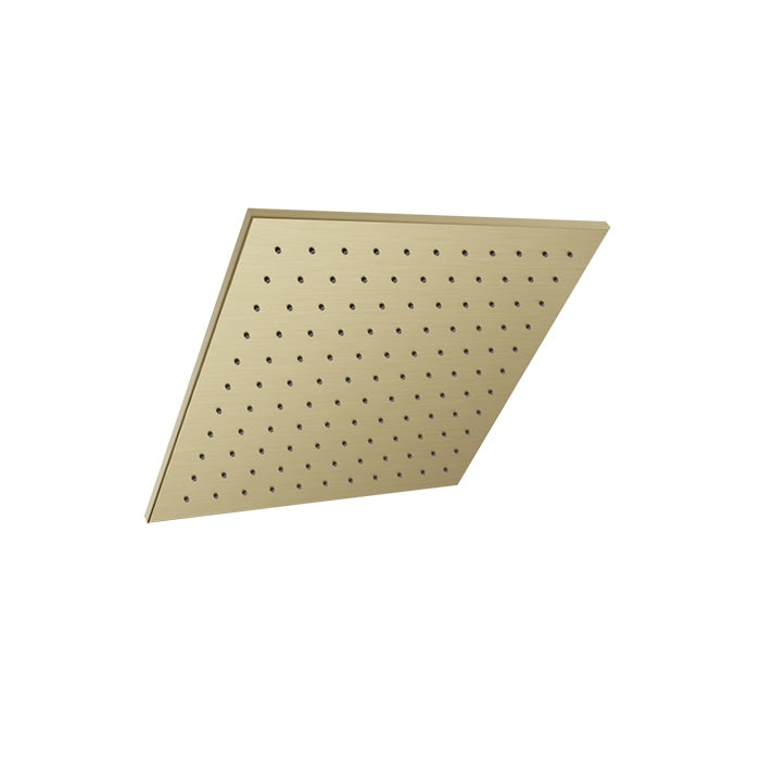 Baril Shower Components Square 12 inch Anti-Limestone Shower Head by Baril