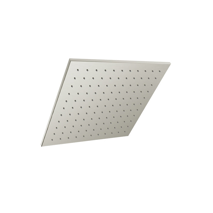 Baril Shower Components Square 12 inch Anti-Limestone Shower Head by Baril