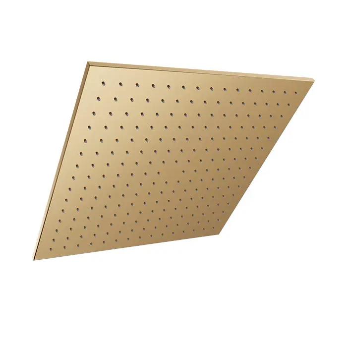 Baril Shower Components Square 16 inch Anti-Limestone Shower Head by Baril