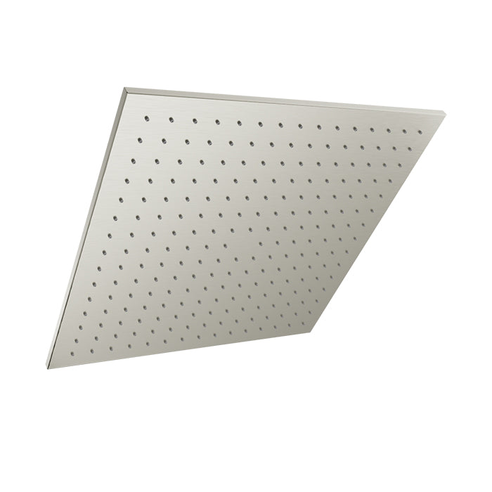 Baril Shower Components Square 16 inch Anti-Limestone Shower Head by Baril