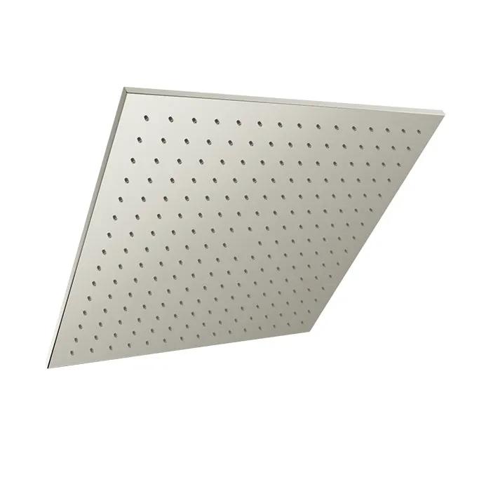 Baril Shower Components Square 16 inch Anti-Limestone Shower Head by Baril