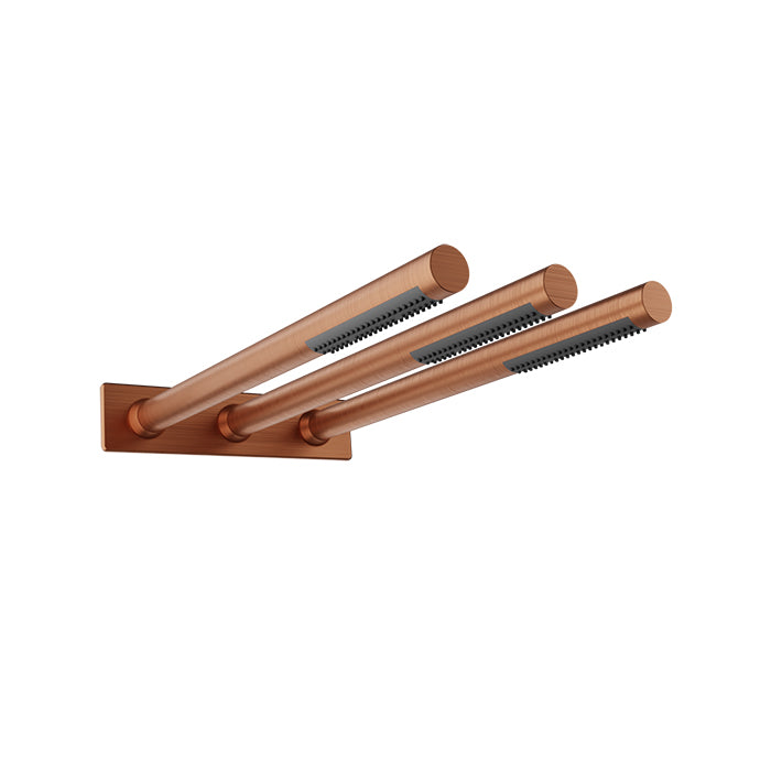 Baril Shower Components Orientable 3 Stems Shower Head