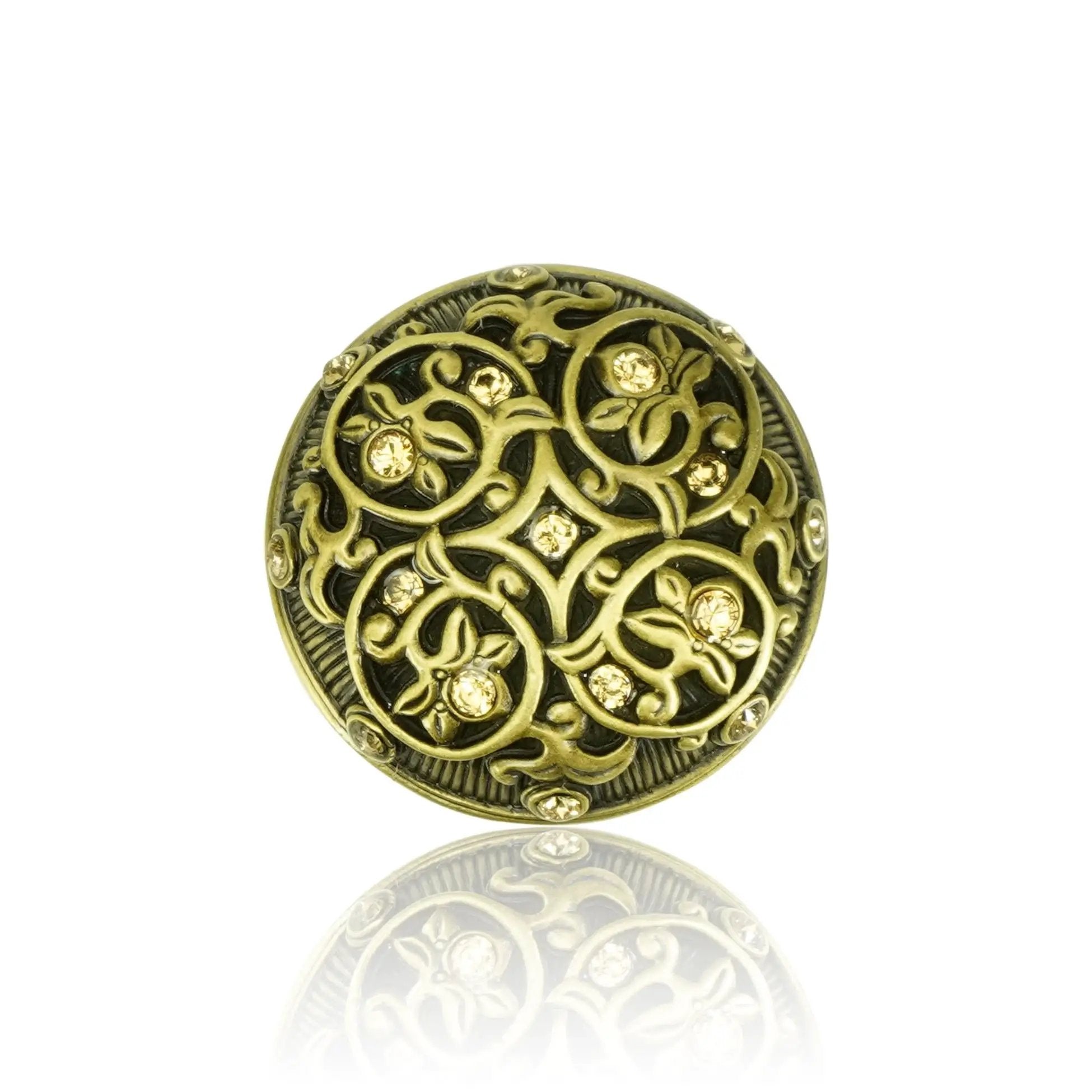 Edgar Berebi Peridot Crystal Knob by Edgar Berebi