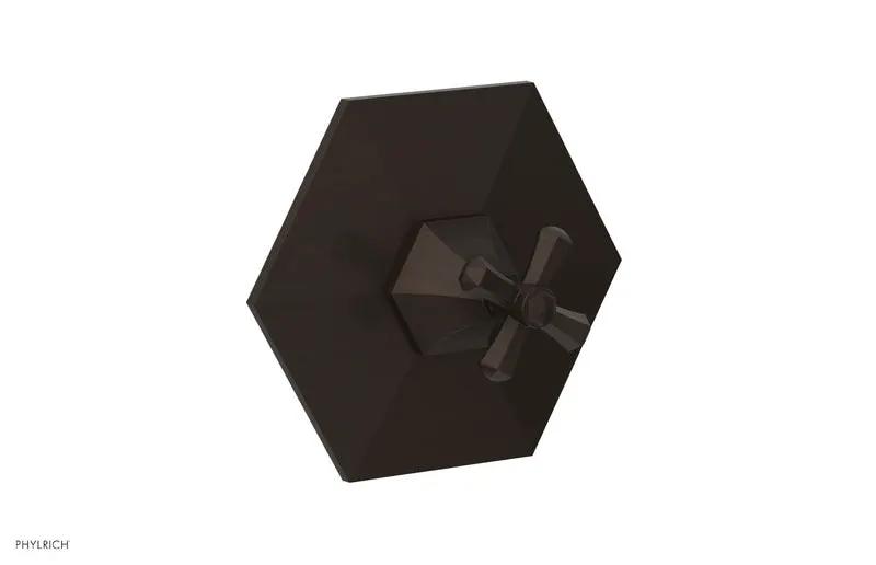 Phylrich LE VERRE & LA CROSSE Thermostatic Shower Trim - Cross Handle by Phylrich