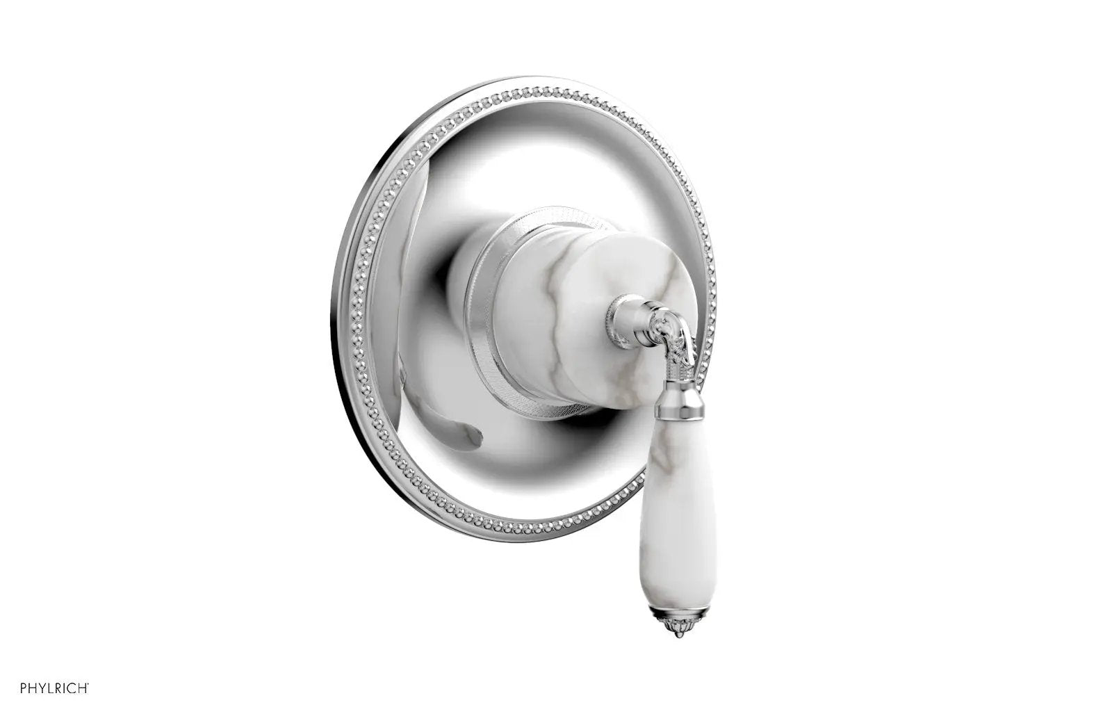 polished chrome thermostatic shower