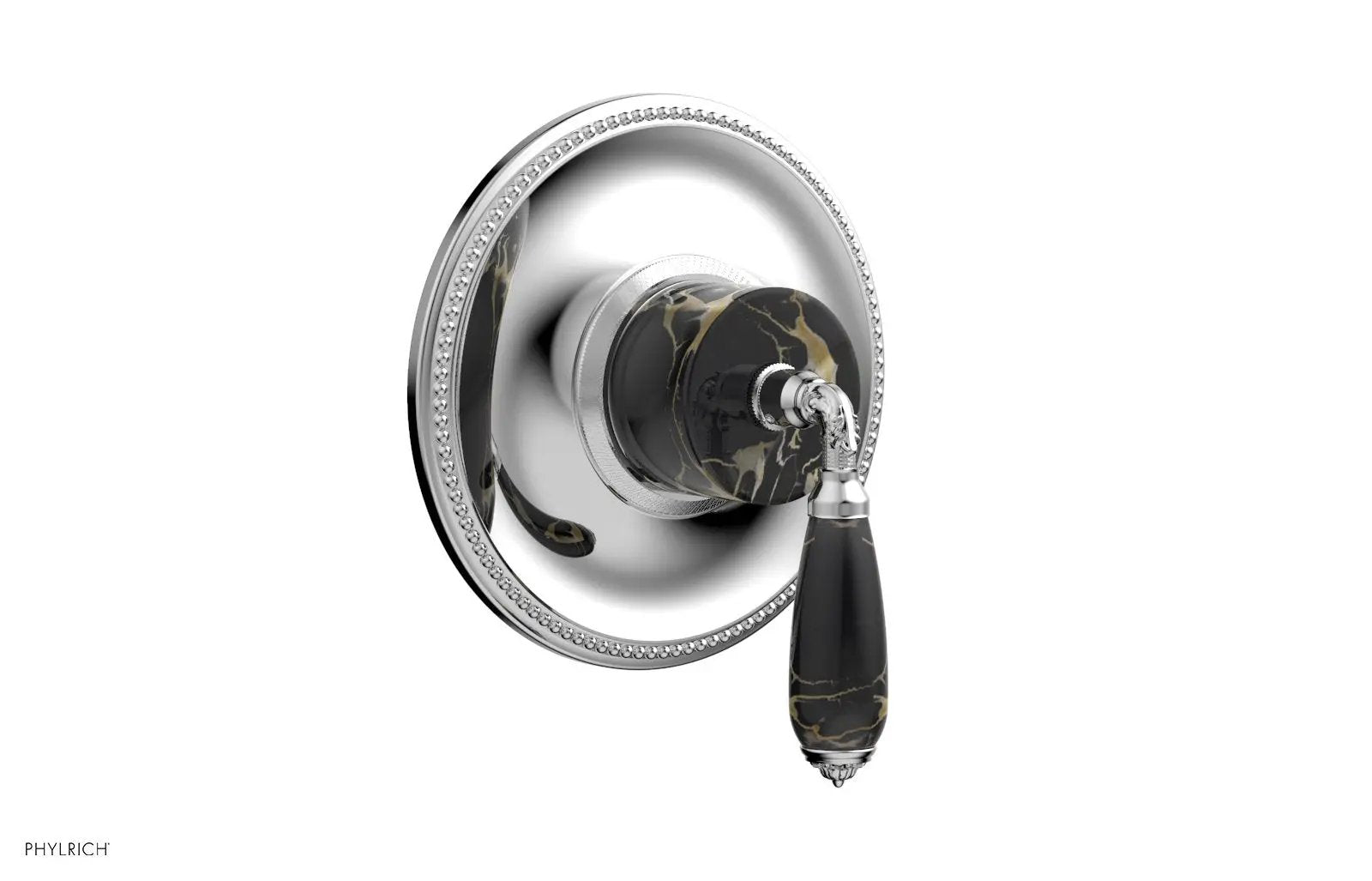 polished chrome thermostatic shower