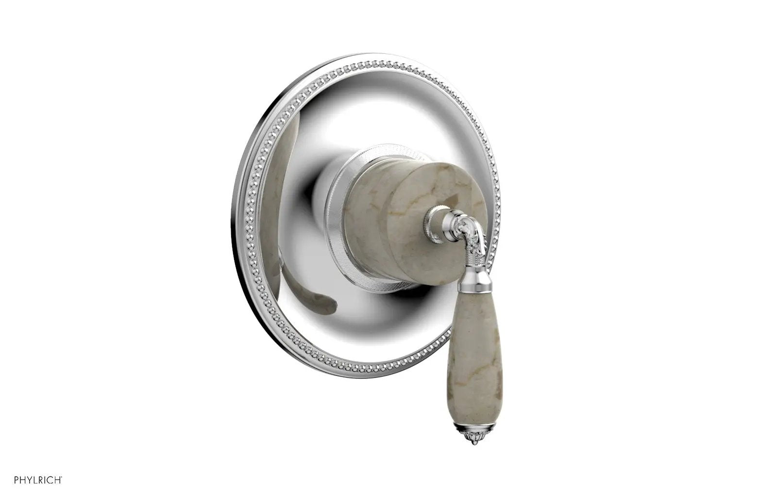 polished chrome thermostatic shower