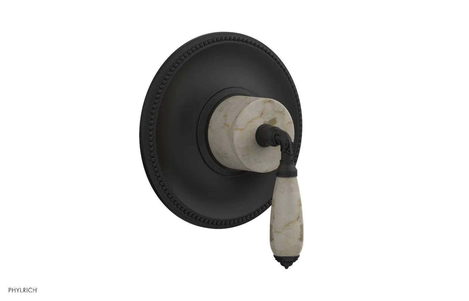 Phylrich VALENCIA Thermostatic Shower Trim, Beige Marble Lever Handle by Phylrich