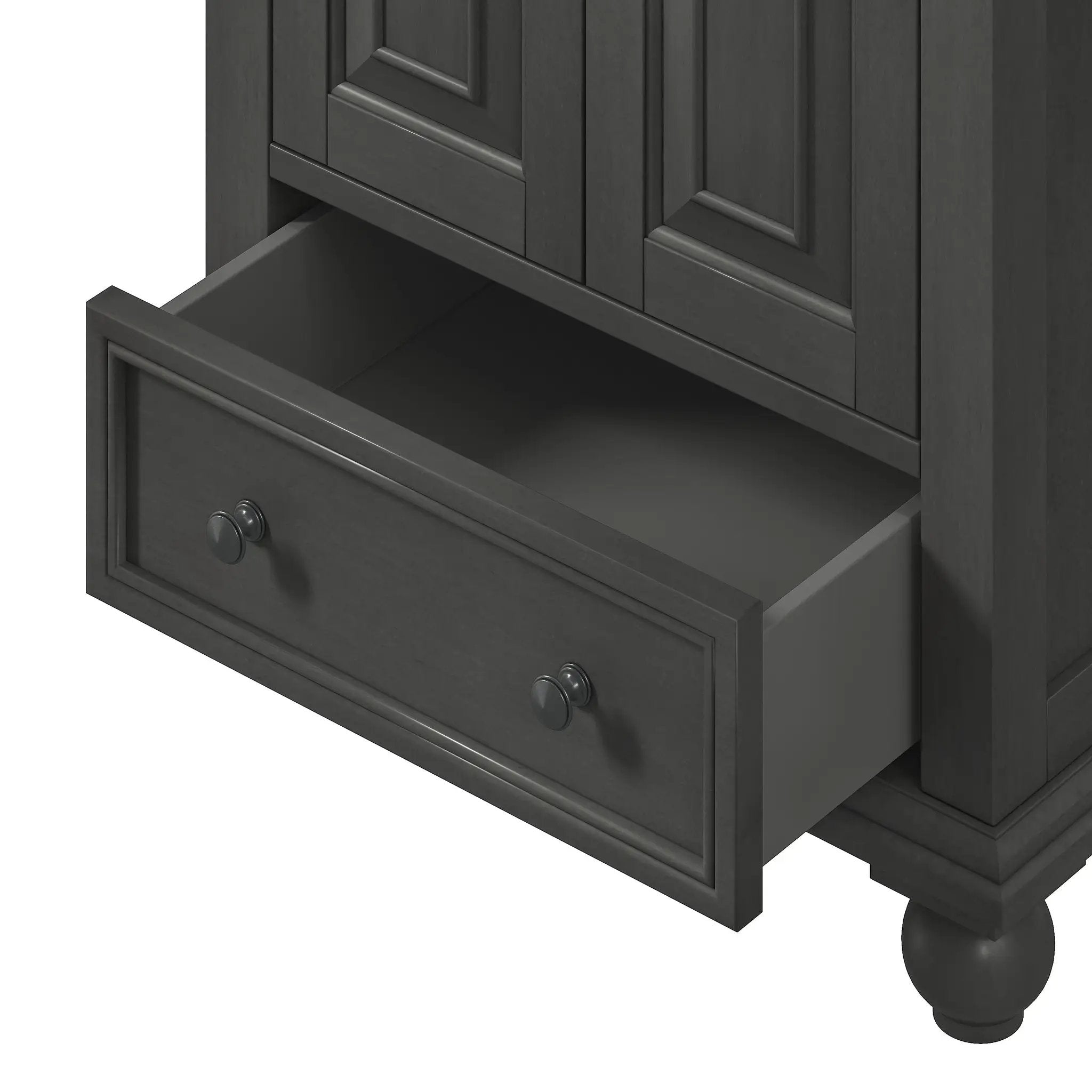 charcoal glaze vanity set