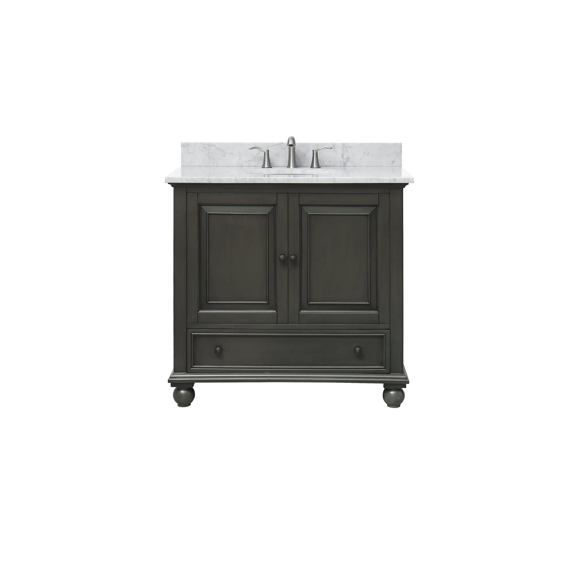 charcoal glaze vanity set