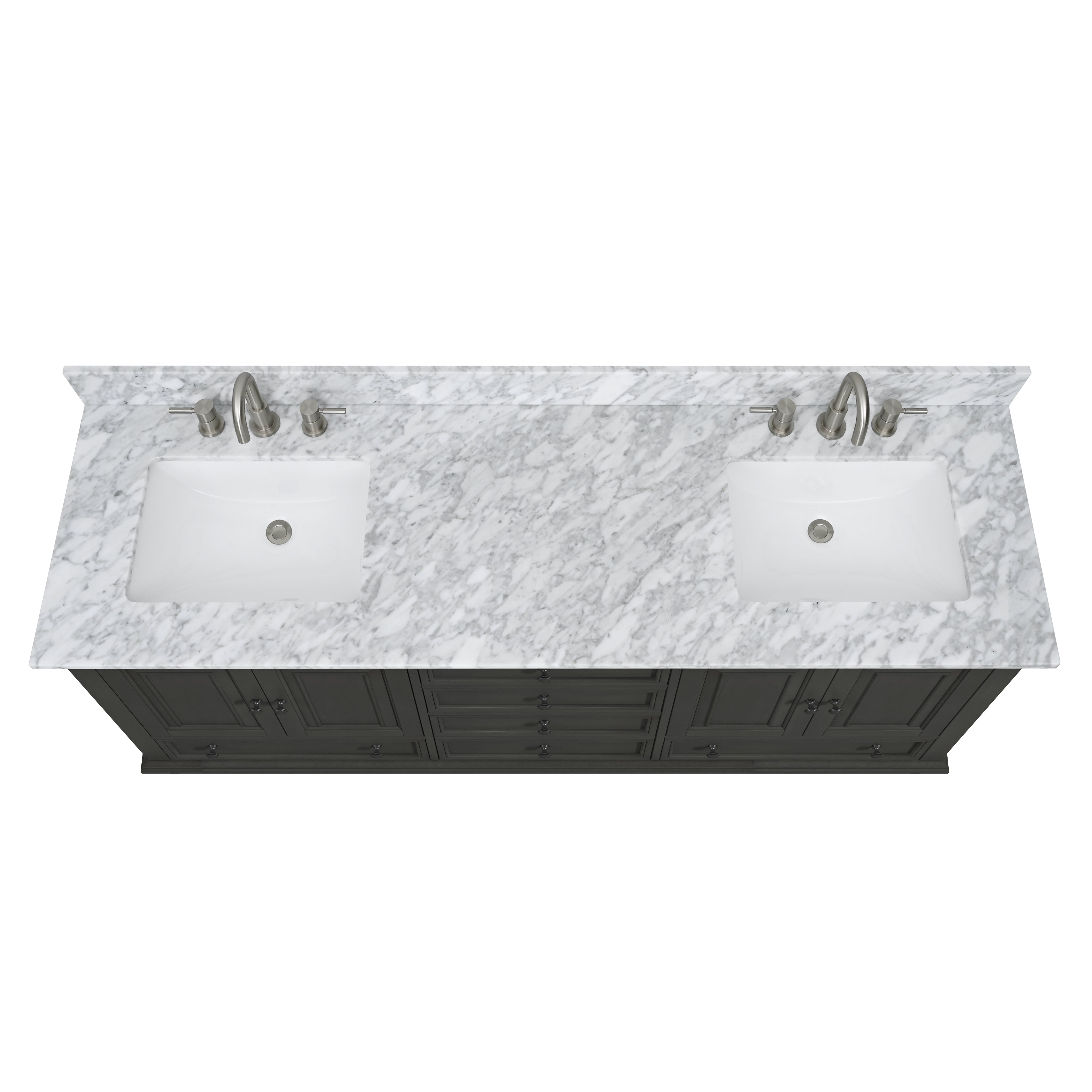 charcoal glaze vanity set