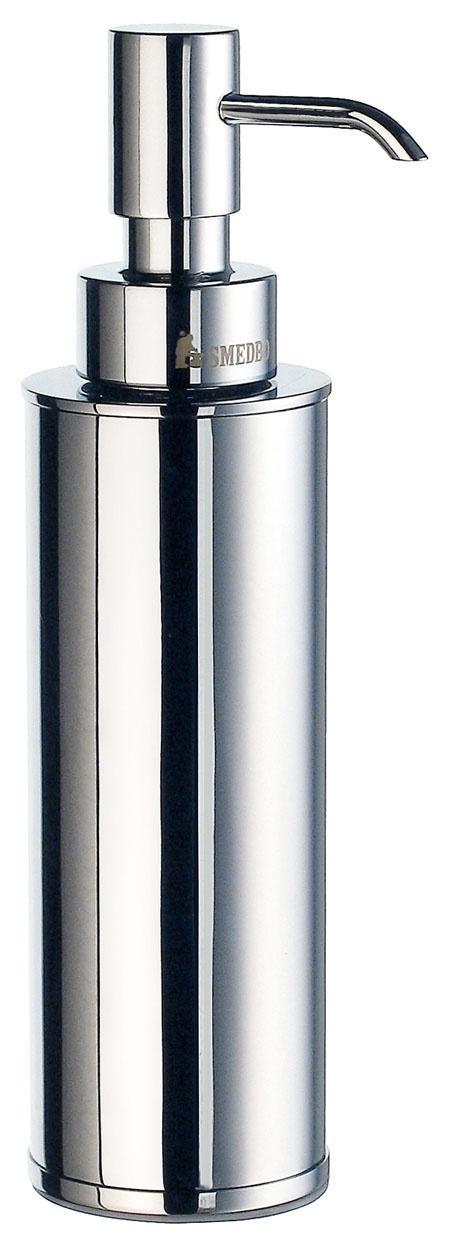 polished chrome soap dispenser