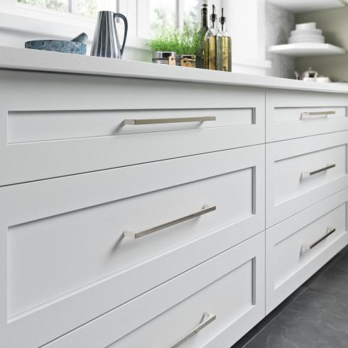 polished nickel appliance pull