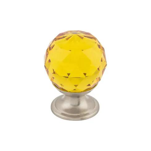 brushed satin nickel knob