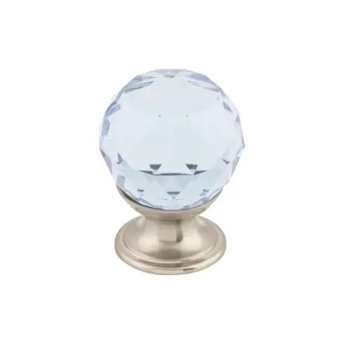 brushed satin nickel knob