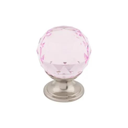 brushed satin nickel knob