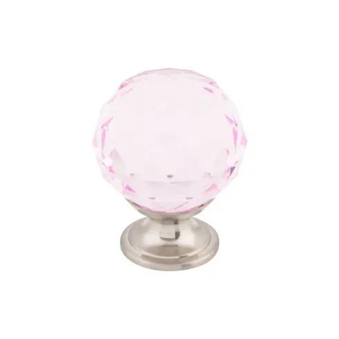 brushed satin nickel knob