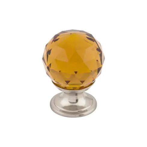 brushed satin nickel knob