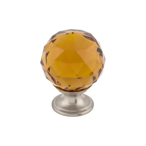 brushed satin nickel knob