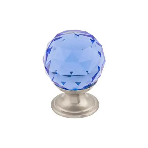 brushed satin nickel knob