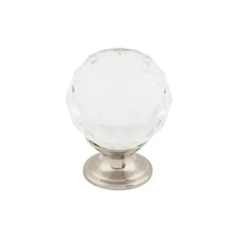 brushed satin nickel knob
