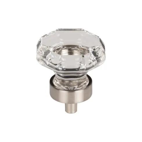 brushed satin nickel knob