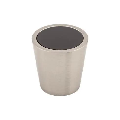 brushed satin nickel knob