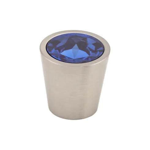brushed satin nickel knob