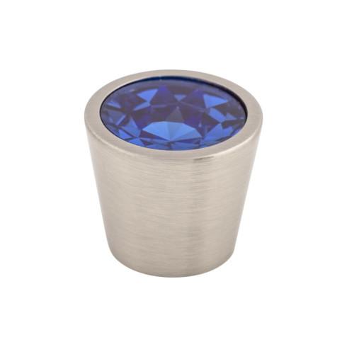 brushed satin nickel knob