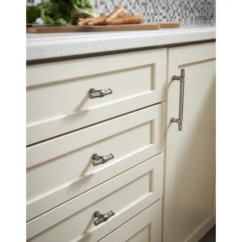brushed satin nickel t-handle