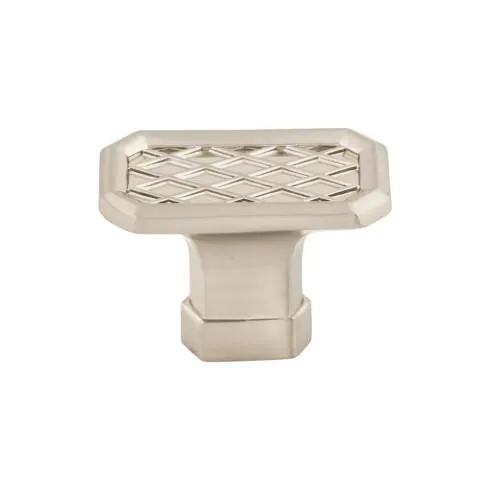 brushed satin nickel knob