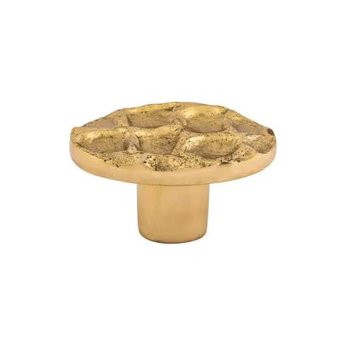 Top Knobs Cobblestone Oval Knob 2 Inch by Top Knobs