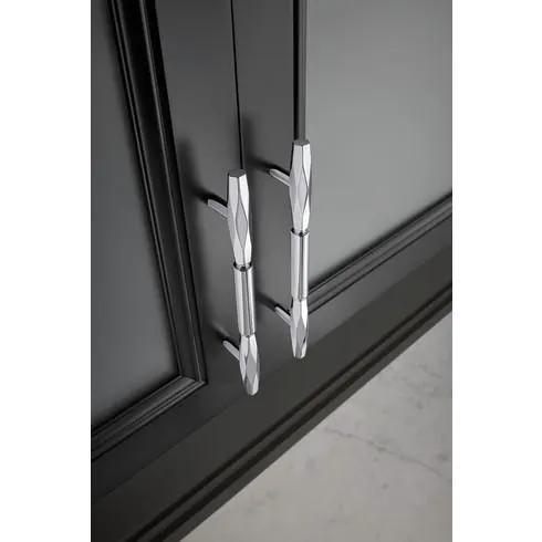 polished chrome appliance pull