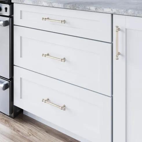 brushed satin nickel pull