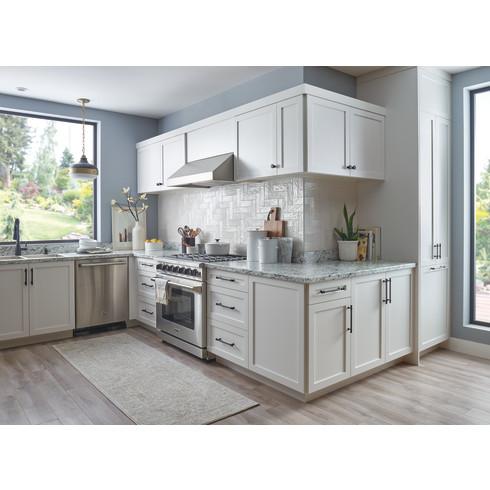 flat black appliance pull