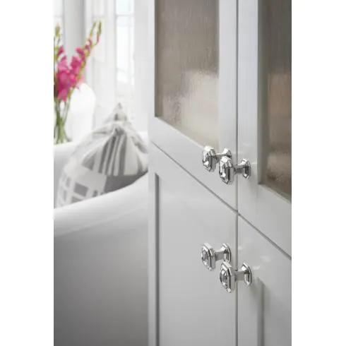 brushed satin nickel knob