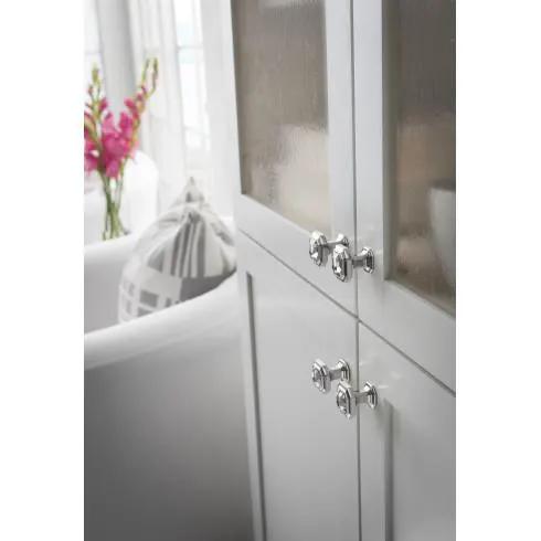 brushed satin nickel knob