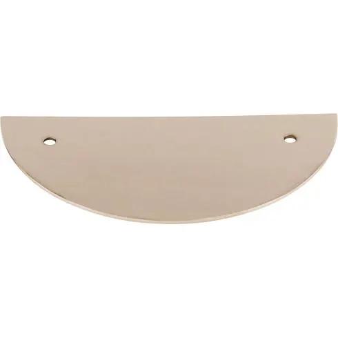 Top Knobs Half Circle Backplate 3 1/2 Inch (c-c) by Top Knobs